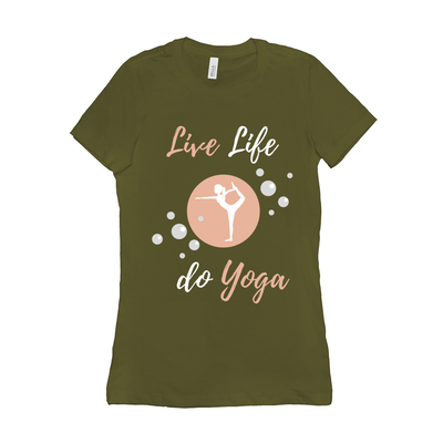 Live Life do yoga tshirt