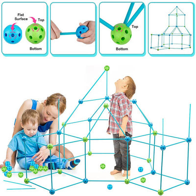 Kids Construction Fortress Building Kit