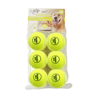 6 Tennis Balls- Replacement for Tennis Ball Launcher