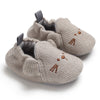 Cuddly knitted animal baby shoes