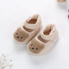 Cuddly knitted animal baby shoes