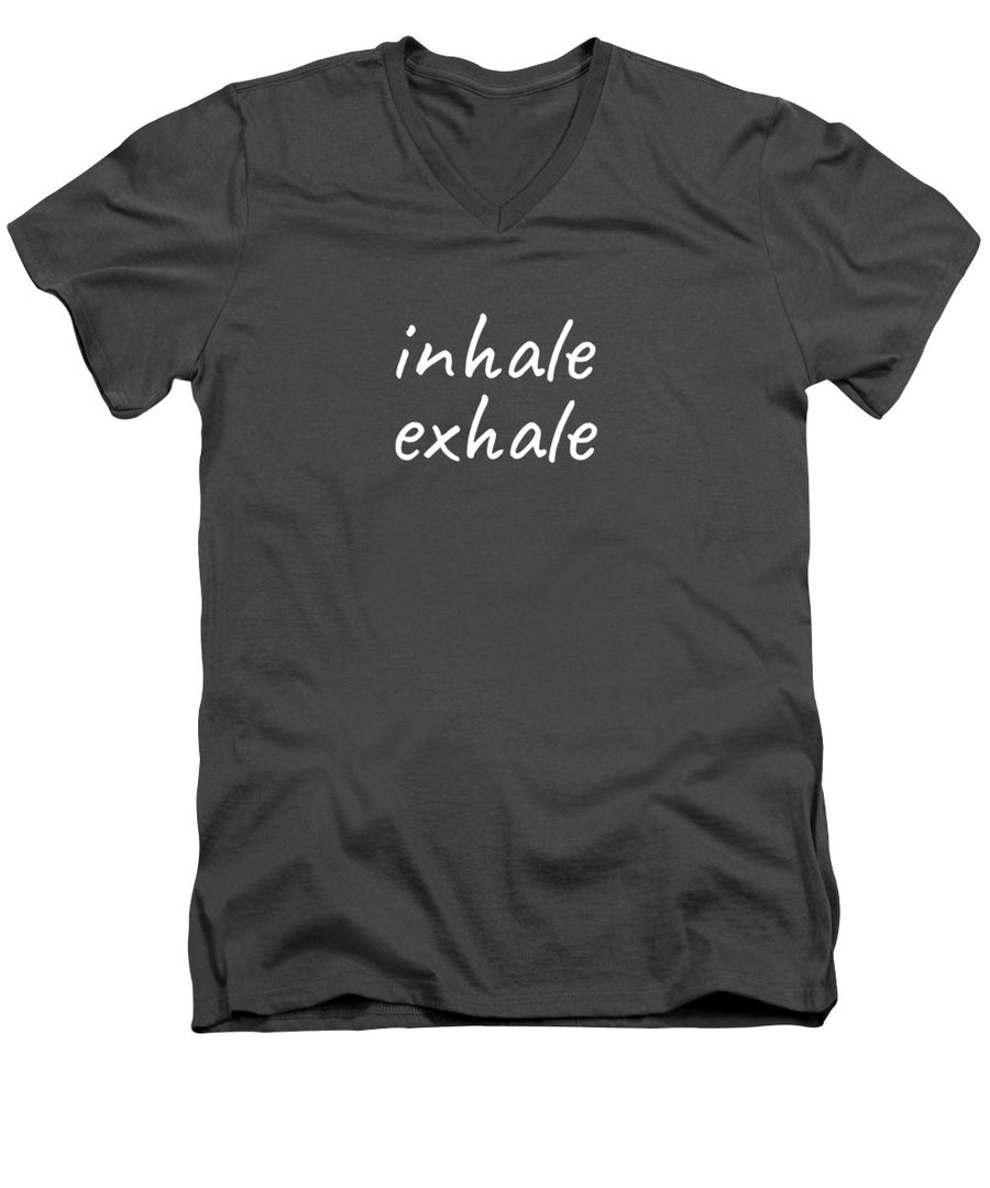 Inhale Exhale - Men's V-Neck T-Shirt