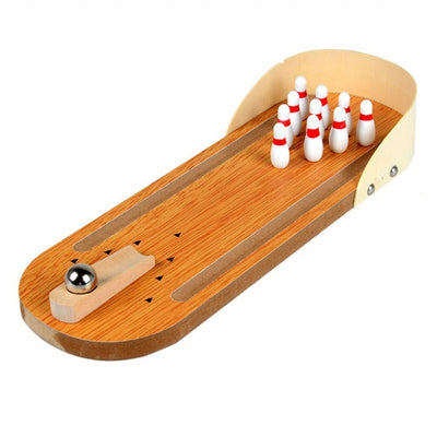 WOODEN BOWLING ALLEY