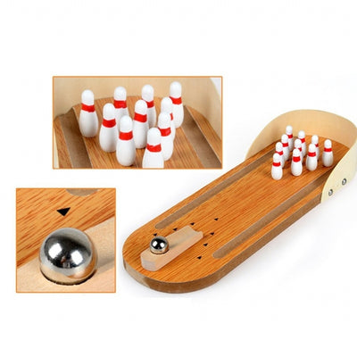 WOODEN BOWLING ALLEY