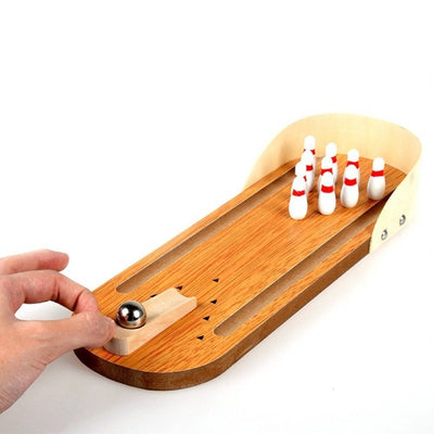 WOODEN BOWLING ALLEY