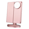 FOLDABLE TRIPLE PANEL LED VANITY MIRROR