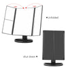 FOLDABLE TRIPLE PANEL LED VANITY MIRROR